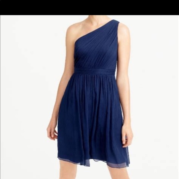 J Crew one shoulder dress - Picture 1 of 3